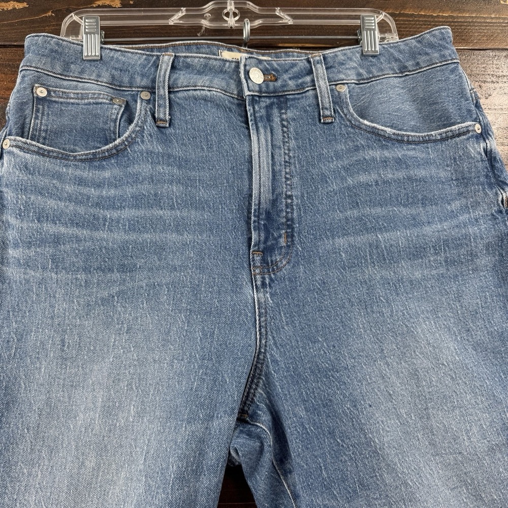 Madewell Jeans Womens Perfect Vintage Crop Jean Denim Distressed‎ 30 Actual 34" - Picture 10 of 15